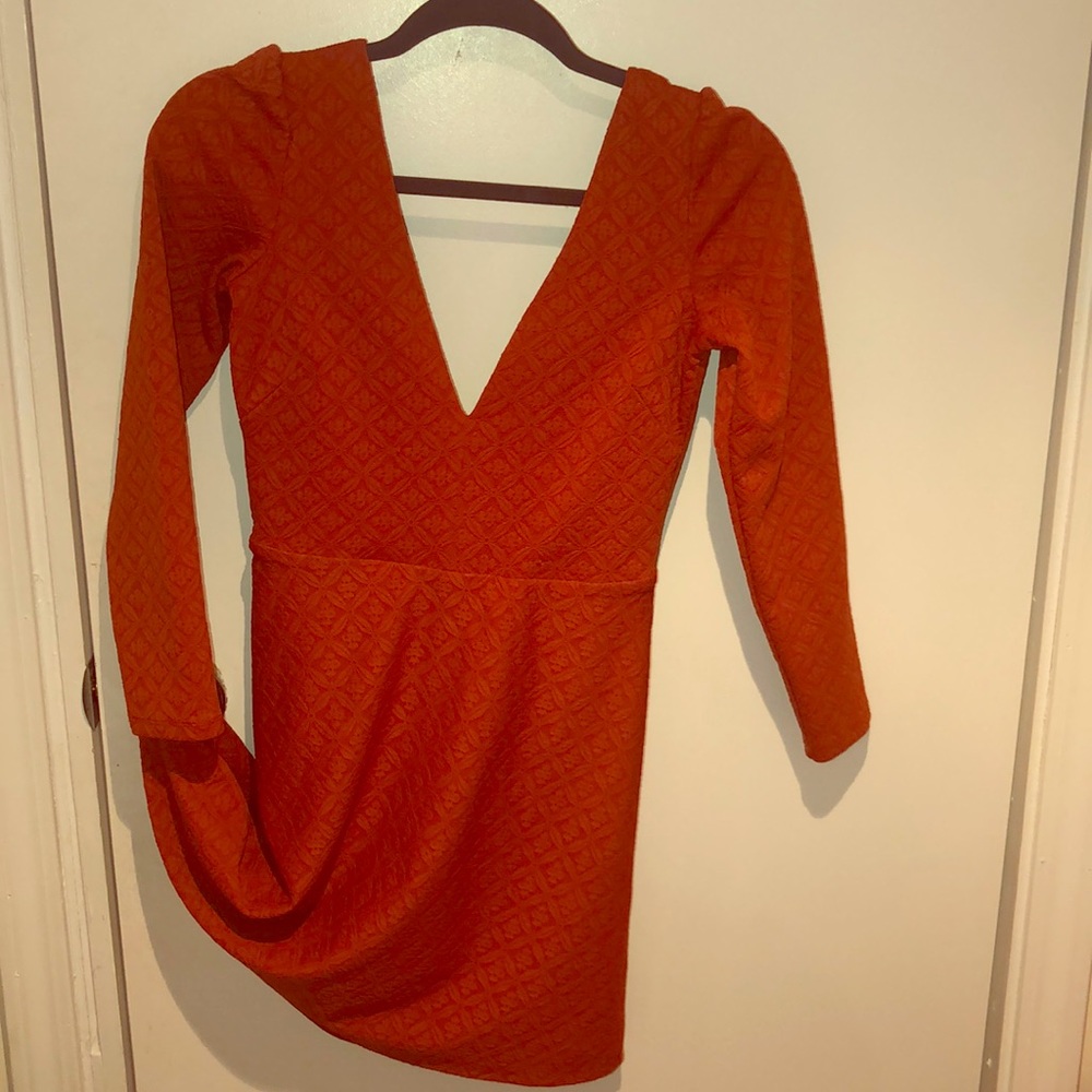 Low Cut Mini Dress